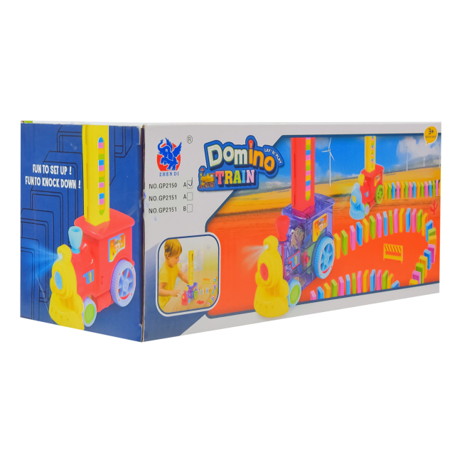 Настольные игры - Игровой набор Shantou Jinxing Домино с паровозиком (GP2150)#2