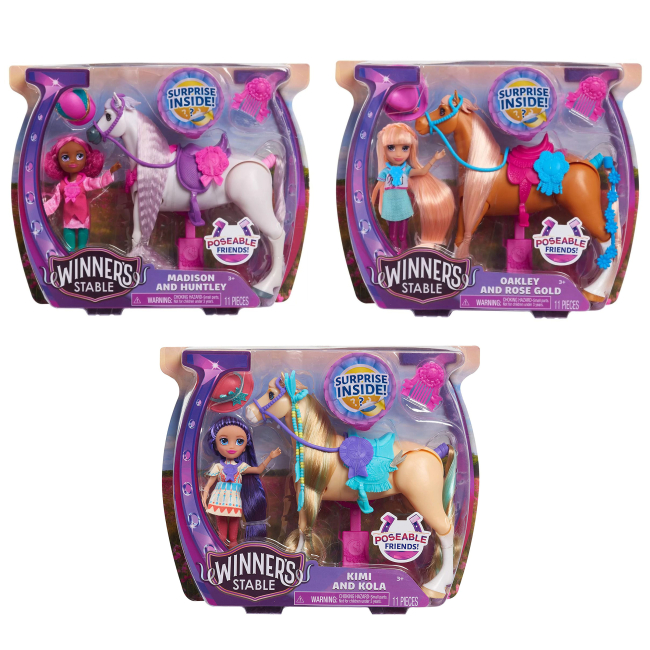 Куклы - Игровой набор Winner's stable Кукла и лошадь в ассортименте (53175)#5