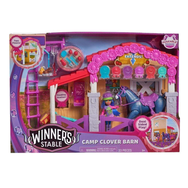 Куклы - Игровой набор Winner's stable Camp clover barn (53185)#3