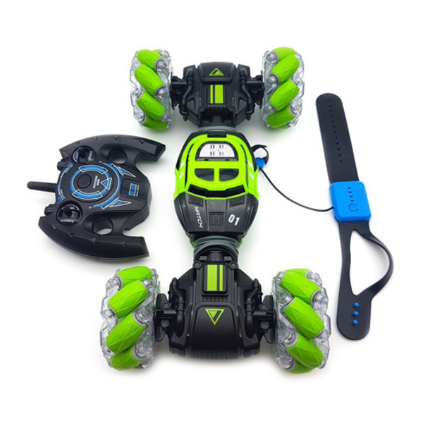 Радіокеровані моделі - Машинка Shantou Jinxing Skid ding Перевертень-всюдихід зелена (UD2196A/1)#4