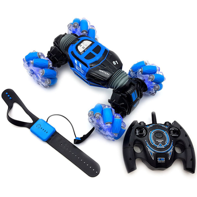 Радіокеровані моделі - Машинка Shantou Jinxing Skid ding Перевертень-всюдихід синя (UD2196A/2)#3