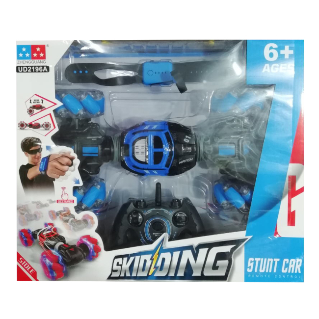 Радіокеровані моделі - Машинка Shantou Jinxing Skid ding Перевертень-всюдихід синя (UD2196A/2)#4