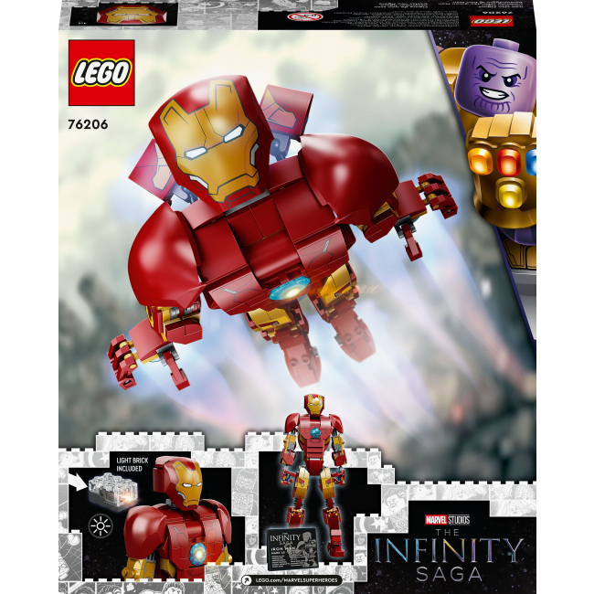 Конструктори LEGO - Конструктор LEGO Super Heroes Marvel Фігурка Залізної людини (76206)#3