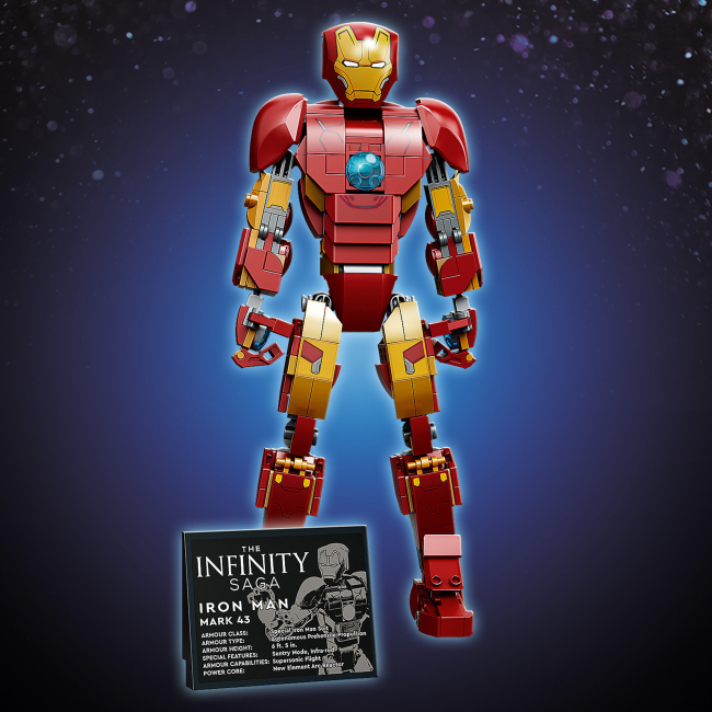 Конструктори LEGO - Конструктор LEGO Super Heroes Marvel Фігурка Залізної людини (76206)#6
