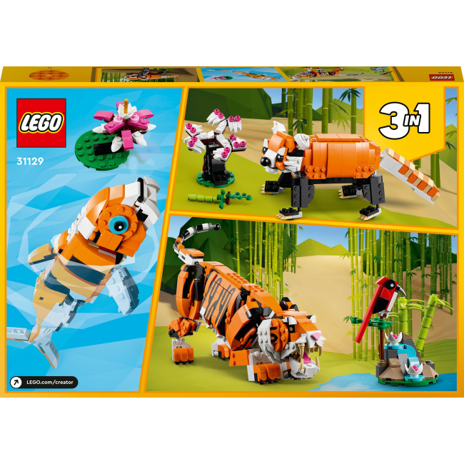 Конструкторы LEGO - Конструктор LEGO Creator 3 v 1 Величественный тигр (31129)#3