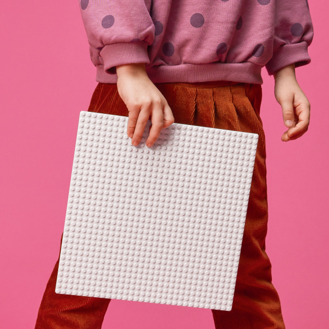 Конструкторы LEGO - Конструктор LEGO Classic Базовая пластина белого цвета (11026)#4