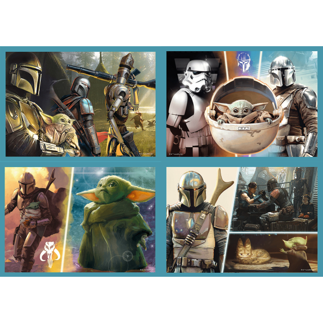 Пазлы - Пазл Trefl Мандалорец 4 в 1 (34397)#2