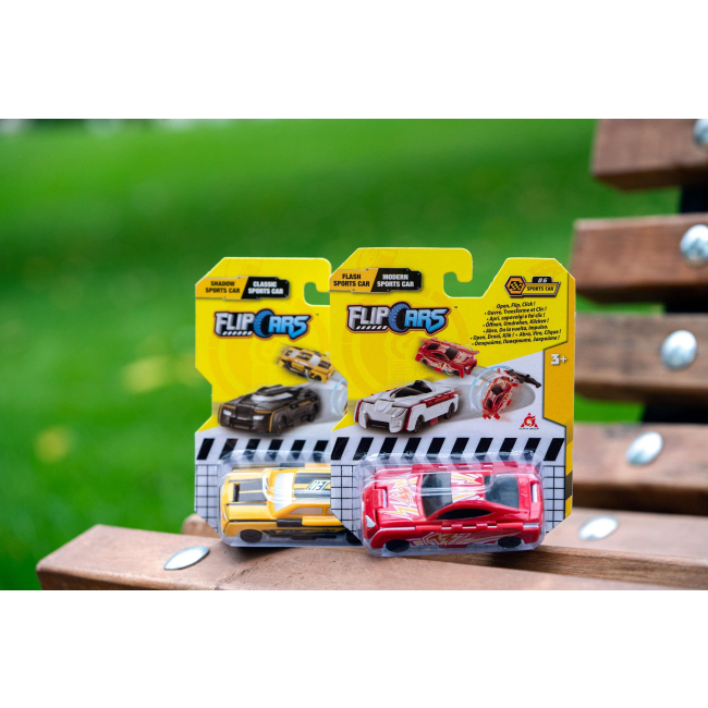 Автомоделі - Автомодель Flip Cars Спорткари блискавка і сучасний 2 в 1 (EU463875B-06)#4