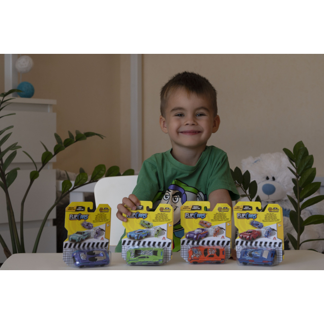 Автомоделі - Автомодель Flip Cars Спорткари блискавка і сучасний 2 в 1 (EU463875B-06)#5