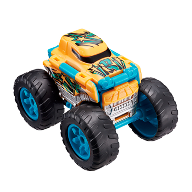 Автомоделі - Автомодель Flip Cars Монстр-трак Носоріг 2 в 1 (EU463875A-03)#2