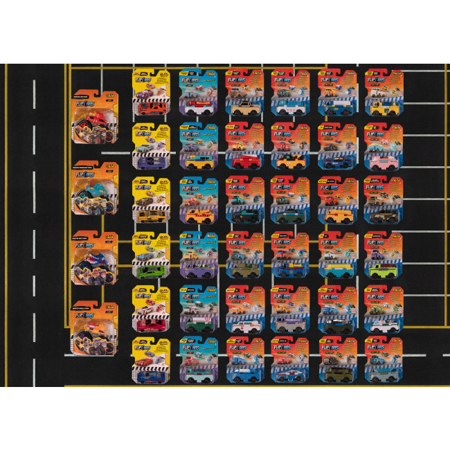 Трансформеры - Машинка-трансформер Flip Cars Монстр-трак Горилла 2 в 1 (EU463875A-04)#6