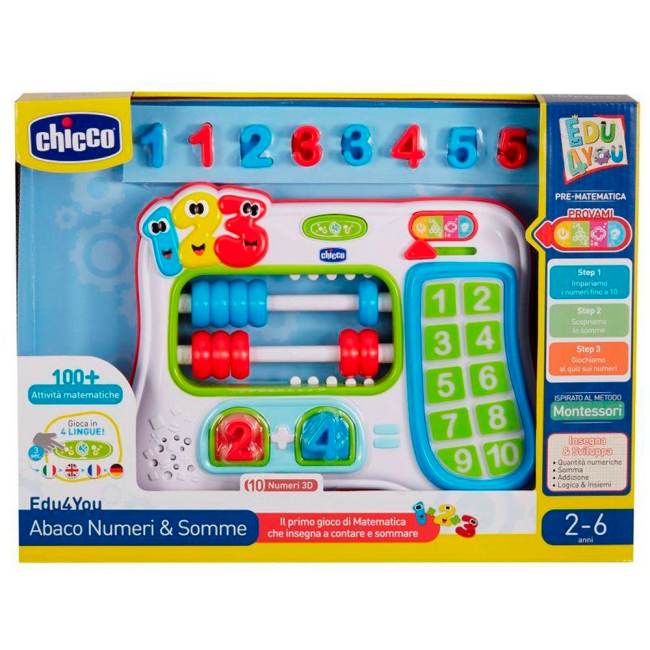 Развивающие игрушки - Развивающая игрушка Chicco Учись считать (10521.00.18)#4