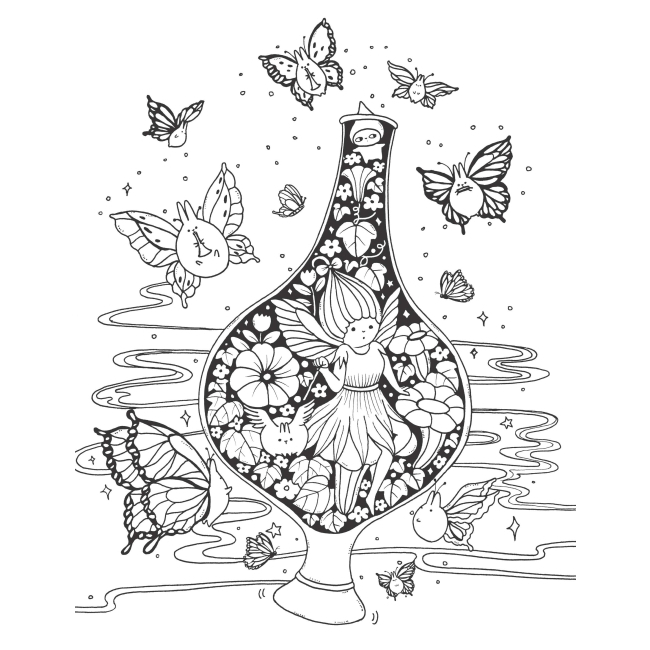 Товары для рисования - Книга-раскраска «Почти миллион вошебняшек» Лулу Майо (9786177853908)#3