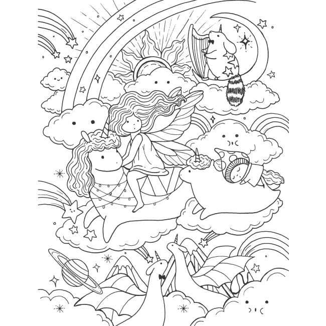 Товары для рисования - Книга-раскраска «Почти миллион вошебняшек» Лулу Майо (9786177853908)#4