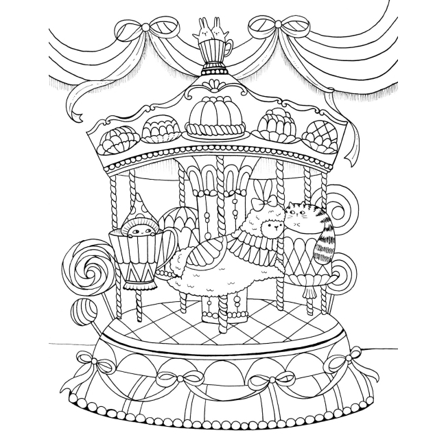 Товары для рисования - Книга-раскраска «Почти миллион лам» Лулу Майо (9786177853779)#2