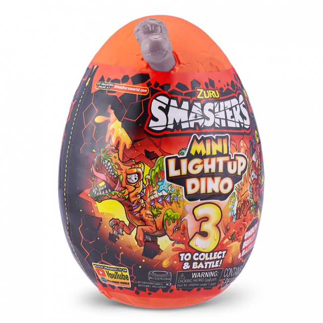 Фігурки тварин - Ігровий набір Smashers Light-Up Dino Mini-D S4 (7473D)#2