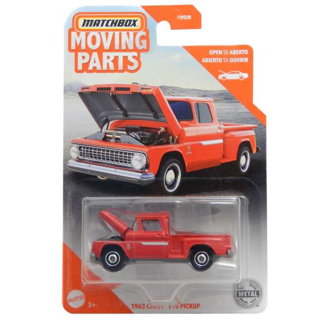 Автомоделі - Автомодель Matchbox Moving purts 1963 Шевроле С10 Пікап (FWD28/GWB57)#3