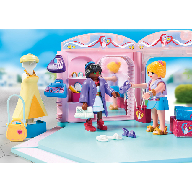 Конструктори з унікальними деталями - Конструктор Playmobil City life Модний магазин (70591)#4