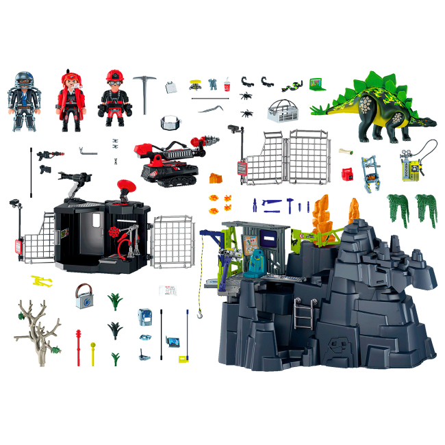 Конструктори з унікальними деталями - Конструктор Playmobil Dino rise Скеля динозаврів (70623)#2