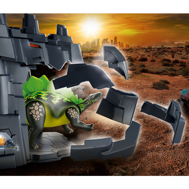 Конструктори з унікальними деталями - Конструктор Playmobil Dino rise Скеля динозаврів (70623)#3