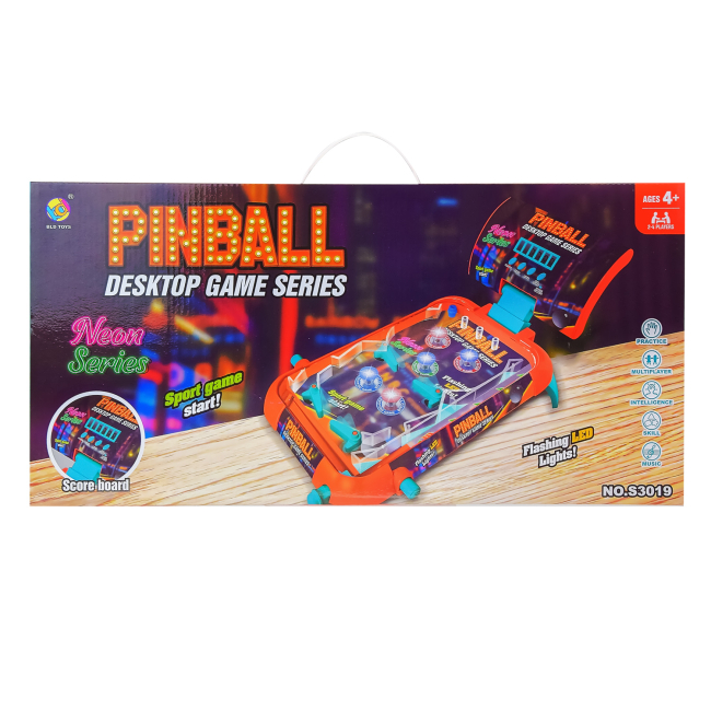 Спортивные настольные игры - Настольная игра Shantou Jinxing Пинбол Neon (S3019)#3