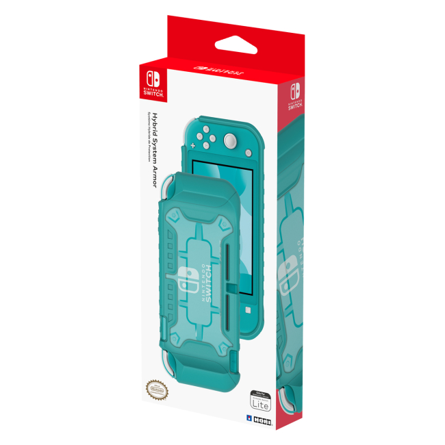 Мебель для геймеров - Защитный чехол HORI Hybrid system armor бирюзовый (NS2-055U)#4