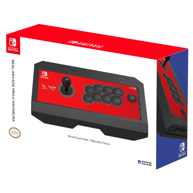 Меблі для геймерів - Аркадний стік HORI Real arcade pro V Hayabusa (NSW-006U)#3