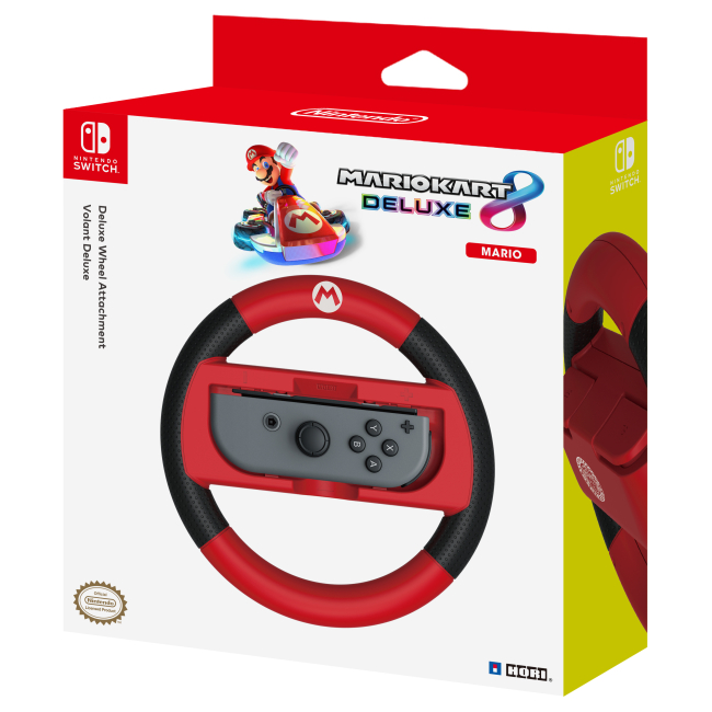 Ігрові керма та контролери - Ігрове кермо HORI Racing wheel Mario (NSW-054U)#4