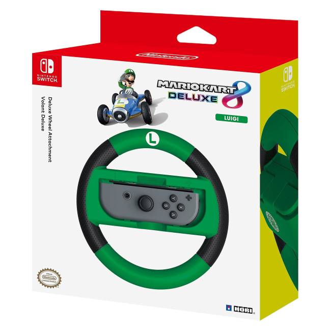 Ігрові керма та контролери - Ігрове кермо HORI Racing wheel Luigi (NSW-055U)#4