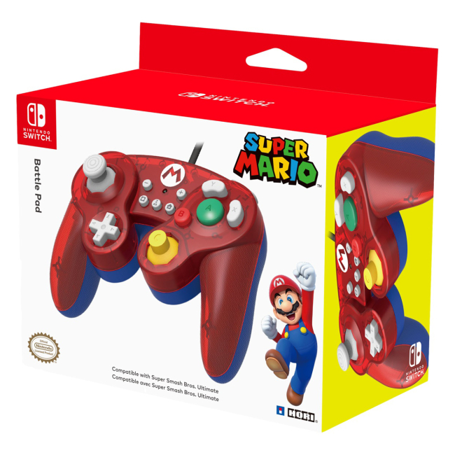 Геймпади - Геймпад HORI Battle pad Mario (NSW-107U)#3
