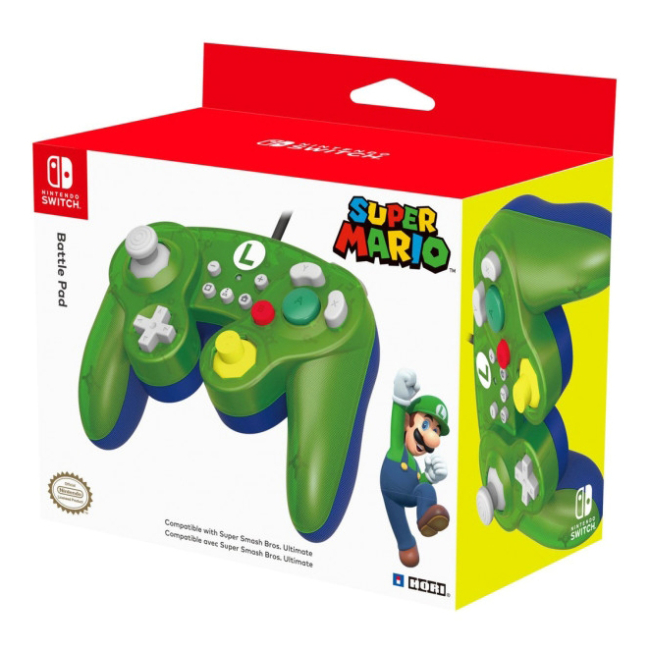 Геймпады - Геймпад HORI Battle pad Luigi (NSW-136U)#3
