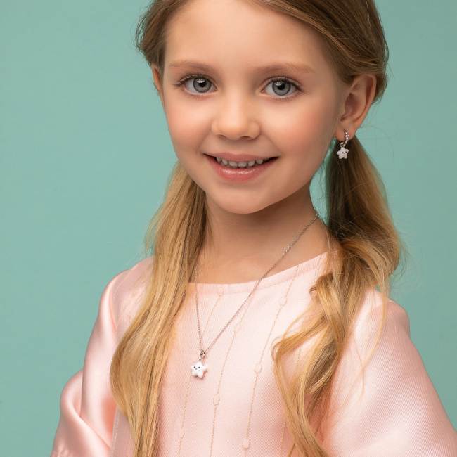 Ювелірні прикраси - Кулон UmaUmi Magic Seven біла зірка (2210000005181)#4