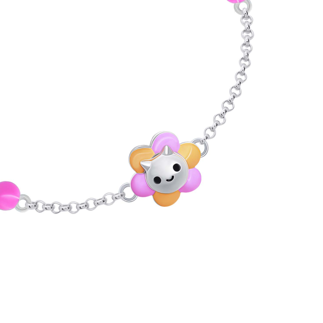 Ювелірні прикраси - Браслет на ланцюжку UmaUmi Magic Seven BUN квітколев (2210000005297)#2