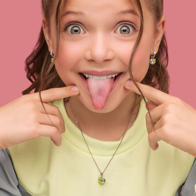 Ювелирные украшения - Кулон UmaUmi Magic Seven WOP улитка зеленый (2210000005662)#4