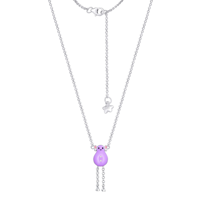Ювелірні прикраси - Кольє UmaUmi Magic Seven LIL вухоніг фіолетовий (2210000005792)#3