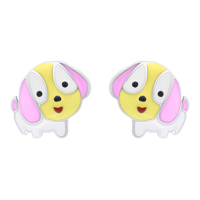 Сережки UmaUmi Pets Щенятко рожеві (2210000006072)#3