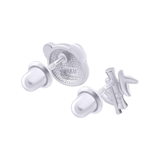 Ювелірні прикраси - Сережки UmaUmi Zoo Панда з бамбуком (0010000015744)#2