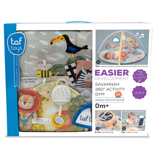 Развивающие коврики - Развивающий коврик Taf Toys Саванна Приключения на 360 музыкальный (12785)#7