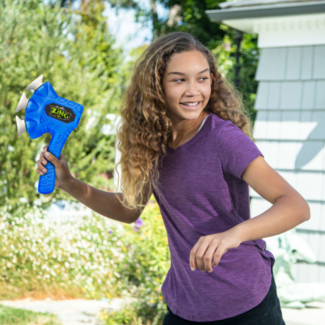 Холодна й метальна зброя - Іграшкова сокира ZING Air storm Zax cиня (ZG508B)#6