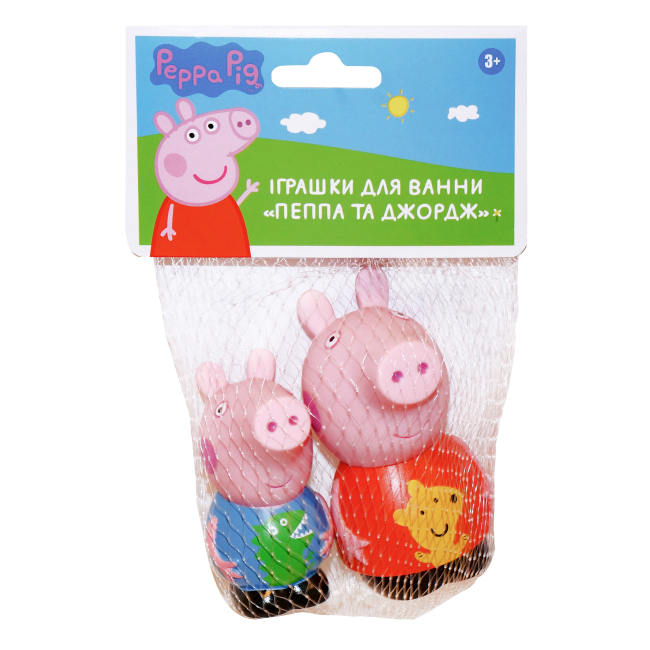 Іграшки для ванни - Ігровий набір для ванни Peppa Pig Пеппа та Джордж (122259)#3