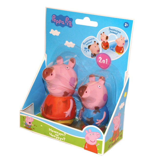 Игрушки для ванны - Игровой набор для ванны Peppa Pig Чистюля или грязнуля (122252)#3