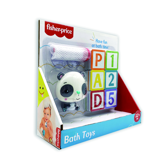 Игрушки для ванны - Игрушка для ванны Fisher-Price Панда с набором букв и цифр (GMBT004B)#2