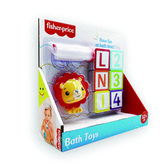 Игрушки для ванны - Игрушка для ванны Fisher-Price Львенок с набором букв и цифр (GMBT004A)#3