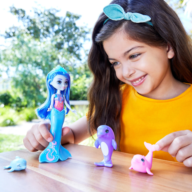 Куклы - Игровой набор Enchantimals Royal Семья дельфинов (HCF72)#6
