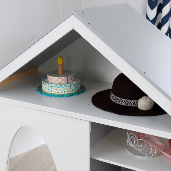 Детская мебель - Шкаф-купе KidKraft с туалетным столиком (13040)#6