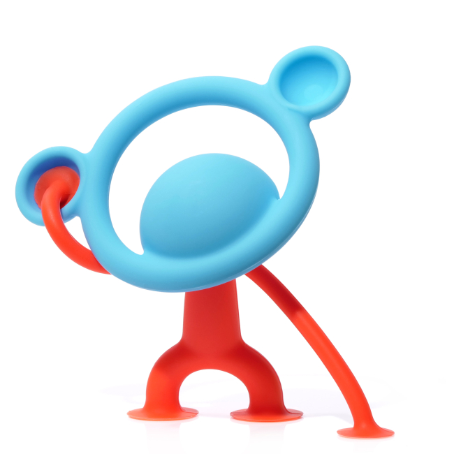 Брязкальця, прорізувачі - Іграшка-прорізувач Moluk Nigi Nagi Nogi яскраві кольори (43400)#2