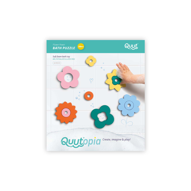 Игрушки для ванны - Игрушка для ванны Quut Пазл-головоломка Цветок (171713)#2