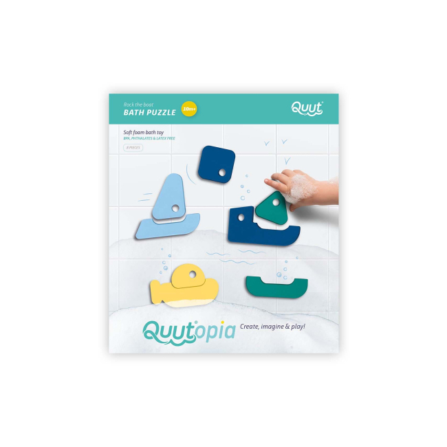 Игрушки для ванны - Игрушка для ванны Quut Пазл-головоломка Лодка (171737)#2