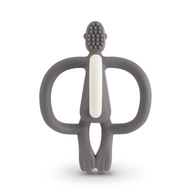Погремушки, прорезыватели - Прорезыватель Matchistick Monkey Обезьянка серый (MM-T-001)#3
