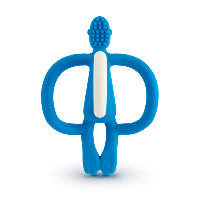 Погремушки, прорезыватели - Прорезыватель Matchistick Monkey Обезьянка синий (MM-T-002)#3